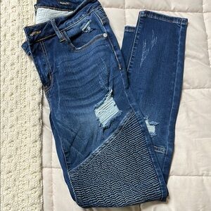 Judy Blue Skinny Distressed Blue Jeans